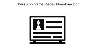 Chess App Game Pieces Monotone Icon In Powerpoint Pptx Png And Editable Eps Format