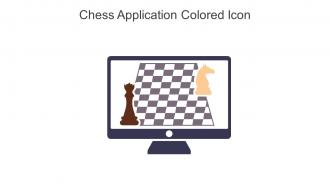 Chess Application Colored Icon In Powerpoint Pptx Png And Editable Eps Format