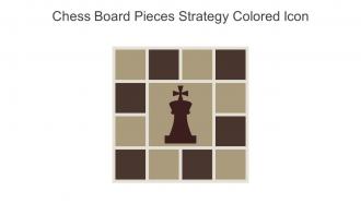 Chess Board Pieces Strategy Colored Icon In Powerpoint Pptx Png And Editable Eps Format