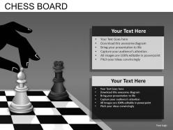 Chess Board Powerpoint Presentation Slides DB