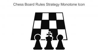 Chess Board Rules Strategy Monotone Icon In Powerpoint Pptx Png And Editable Eps Format