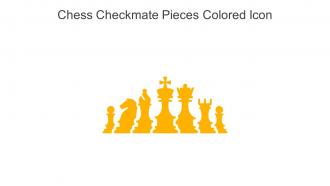 Chess Checkmate Pieces Colored Icon In Powerpoint Pptx Png And Editable Eps Format