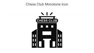 Chess Club Monotone Icon In Powerpoint Pptx Png And Editable Eps Format