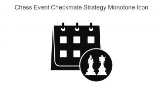 Chess Event Checkmate Strategy Monotone Icon In Powerpoint Pptx Png And Editable Eps Format