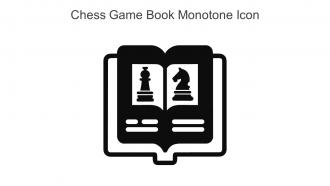 Chess Game Book Monotone Icon In Powerpoint Pptx Png And Editable Eps Format