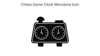Chess Game Clock Monotone Icon In Powerpoint Pptx Png And Editable Eps Format