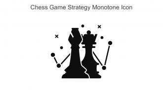 Chess Game Strategy Monotone Icon In Powerpoint Pptx Png And Editable Eps Format