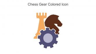 Chess Gear Colored Icon In Powerpoint Pptx Png And Editable Eps Format
