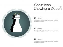 Chess icon showing a queen