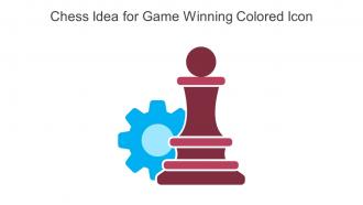Chess Idea For Game Winning Colored Icon In Powerpoint Pptx Png And Editable Eps Format
