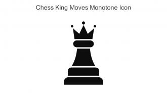 Chess King Moves Monotone Icon In Powerpoint Pptx Png And Editable Eps Format