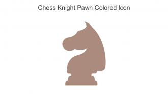 Chess Knight Pawn Colored Icon In Powerpoint Pptx Png And Editable Eps Format
