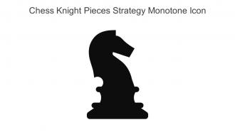 Chess Knight Pieces Strategy Monotone Icon In Powerpoint Pptx Png And Editable Eps Format