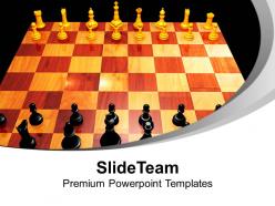 Chess leisure challenge checkmates game powerpoint templates ppt themes and graphics 0113