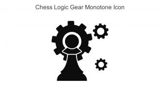 Chess Logic Gear Monotone Icon In Powerpoint Pptx Png And Editable Eps Format