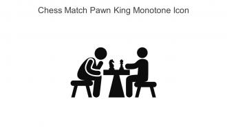 Chess Match Pawn King Monotone Icon In Powerpoint Pptx Png And Editable Eps Format