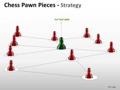 Chess pawn pieces strategy powerpoint presentation slides