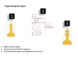 Chess pawns for game flat powerpoint design