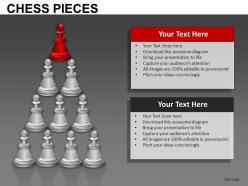 Chess pieces powerpoint presentation slides db