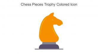 Chess Pieces Trophy Colored Icon In Powerpoint Pptx Png And Editable Eps Format