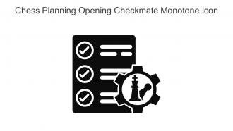 Chess Planning Opening Checkmate Monotone Icon In Powerpoint Pptx Png And Editable Eps Format