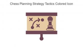 Chess Planning Strategy Tactics Colored Icon In Powerpoint Pptx Png And Editable Eps Format
