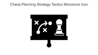 Chess Planning Strategy Tactics Monotone Icon In Powerpoint Pptx Png And Editable Eps Format