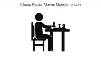 Chess Player Moves Monotone Icon In Powerpoint Pptx Png And Editable Eps Format