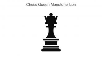 Chess Queen Monotone Icon In Powerpoint Pptx Png And Editable Eps Format