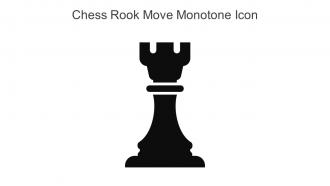 Chess Rook Move Monotone Icon In Powerpoint Pptx Png And Editable Eps Format