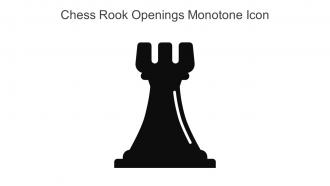 Chess Rook Openings Monotone Icon In Powerpoint Pptx Png And Editable Eps Format