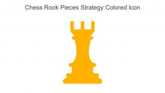 Chess Rook Pieces Strategy Colored Icon In Powerpoint Pptx Png And Editable Eps Format