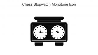 Chess Stopwatch Monotone Icon In Powerpoint Pptx Png And Editable Eps Format