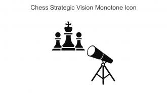 Chess Strategic Vision Monotone Icon In Powerpoint Pptx Png And Editable Eps Format