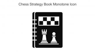 Chess Strategy Book Monotone Icon In Powerpoint Pptx Png And Editable Eps Format