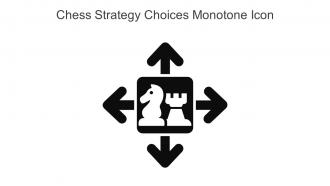 Chess Strategy Choices Monotone Icon In Powerpoint Pptx Png And Editable Eps Format