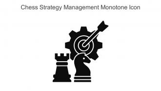 Chess Strategy Management Monotone Icon In Powerpoint Pptx Png And Editable Eps Format