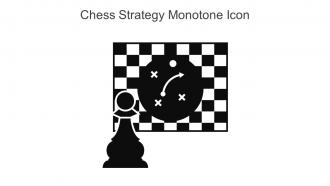 Chess Strategy Monotone Icon In Powerpoint Pptx Png And Editable Eps Format