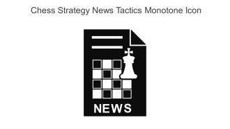 Chess Strategy News Tactics Monotone Icon In Powerpoint Pptx Png And Editable Eps Format