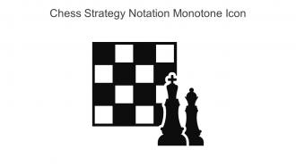 Chess Strategy Notation Monotone Icon In Powerpoint Pptx Png And Editable Eps Format