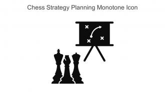 Chess Strategy Planning Monotone Icon In Powerpoint Pptx Png And Editable Eps Format