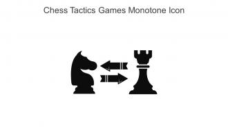 Chess Tactics Games Monotone Icon In Powerpoint Pptx Png And Editable Eps Format