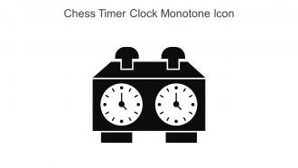 Chess Timer Clock Monotone Icon In Powerpoint Pptx Png And Editable Eps Format
