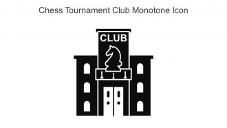 Chess Tournament Club Monotone Icon In Powerpoint Pptx Png And Editable Eps Format