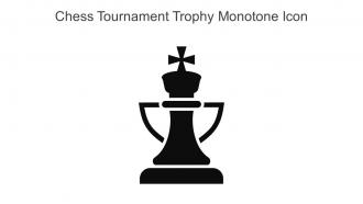 Chess Tournament Trophy Monotone Icon In Powerpoint Pptx Png And Editable Eps Format