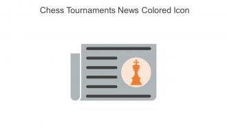 Chess Tournaments News Colored Icon In Powerpoint Pptx Png And Editable Eps Format