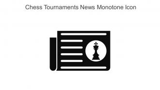 Chess Tournaments News Monotone Icon In Powerpoint Pptx Png And Editable Eps Format