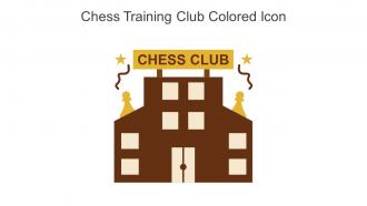 Chess Training Club Colored Icon In Powerpoint Pptx Png And Editable Eps Format