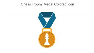 Chess Trophy Medal Colored Icon In Powerpoint Pptx Png And Editable Eps Format