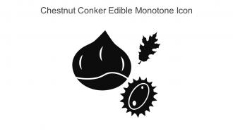 Chestnut Conker Edible Monotone Icon In Powerpoint Pptx Png And Editable Eps Format